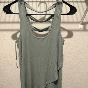 Naked Zebra Sage Green Tank Top